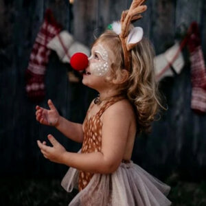 Reindeer Christmas Romper Set
