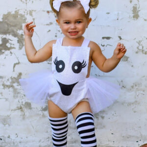 Sequins Smiley Face Romper