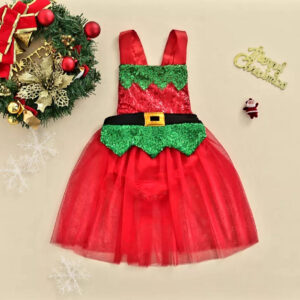 Red Christmas Romper