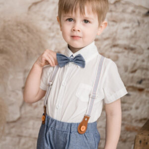 Blue And White Gentleman Outfit