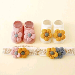 Floral Headband and Socks