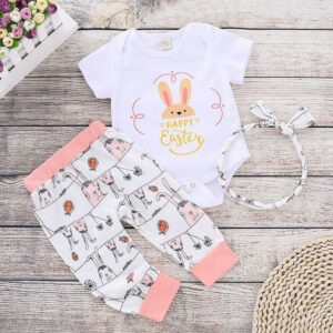 Happy Easter Romper Set