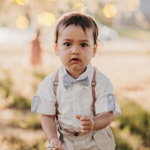 Khaki Gentleman Suit Set