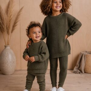 Olive Knitted Luxury Sweater