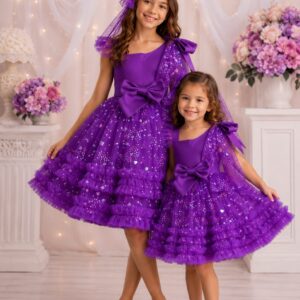 Purple Heart Ball Gown