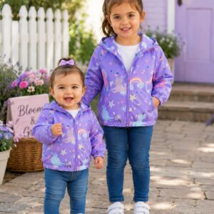 Purple Unicorn Windbreaker