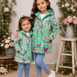 Green Butterfly Windbreaker