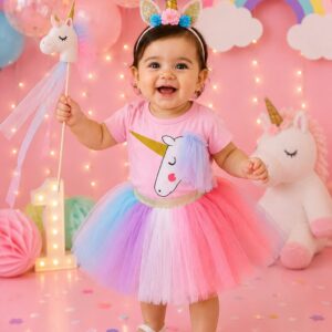 Unicorn Rainbow Tutu Outfit