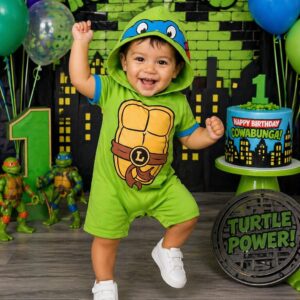 Ninja Turtles Hooded Romper