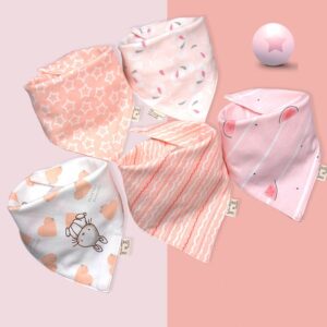 Lovey Girl Baby Bib Set