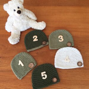 Hand Crocheted Baby Headwear