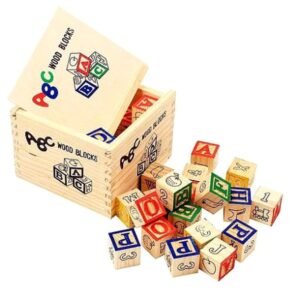 Colourful Wooden Learning Blocks